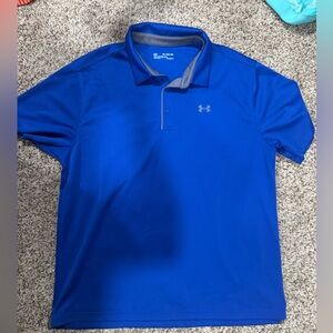 Under Armour Men's Vibrant Blue Polo